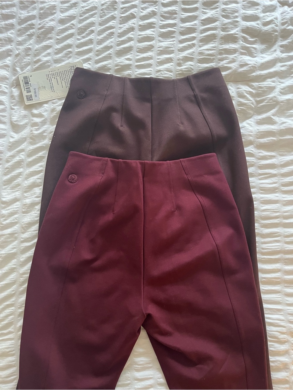 lululemon athletica Women’s Burgundy and Brown Pants